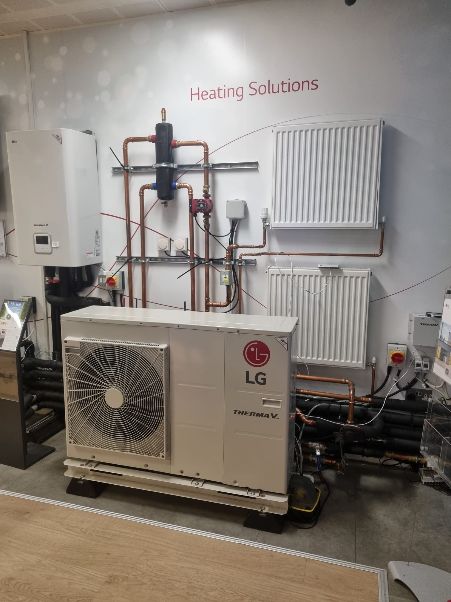 Heating system installation by AP Plumbing and Gas Ltd